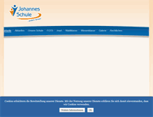 Tablet Screenshot of johannes-schule.de